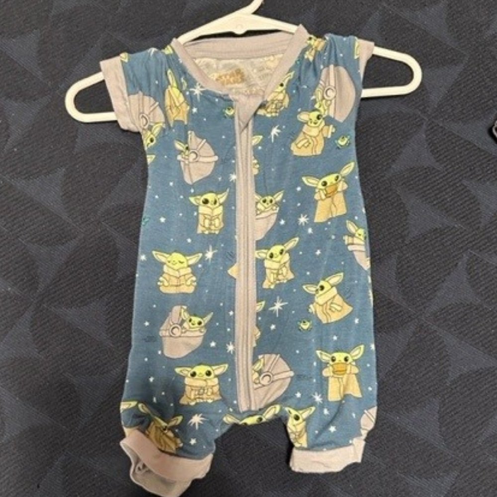 Little Sleepies Star Wars™ Grogu™ Shorty Romper